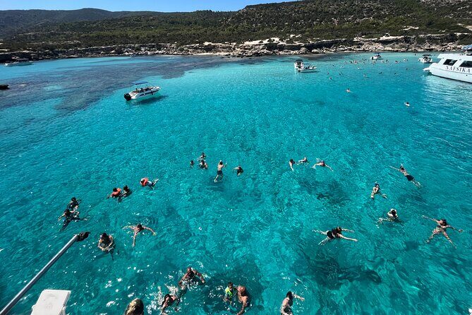 Blue Lagoon trip with slide & music departing from Latchi harbour - Fontana Amorosa: a beach name tied to love and lovers