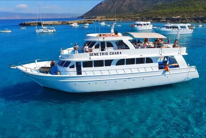 Demetris Chara Boat/Blue Lagoon boat trips with BBQ and SLIDE - Key Highlights You’ll Care About