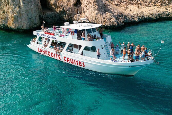 From Protaras: Turtle Cove & Blue Lagoon Cruise - Green Bay: snorkeling time where sea turtles are part of the story