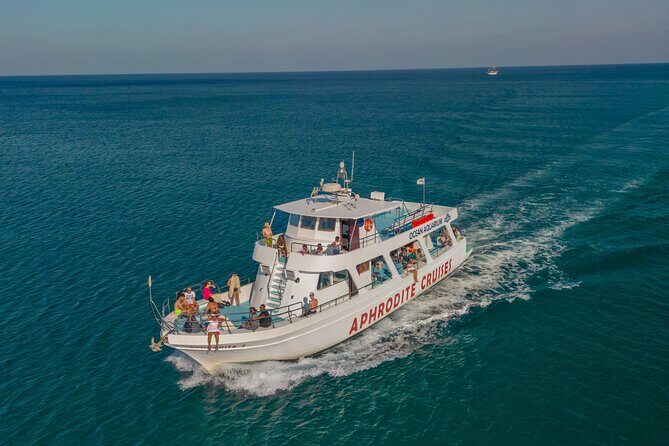 From Protaras: Turtle Cove & Blue Lagoon Cruise - Blue Lagoon stop: 30 minutes in clear water and deck access