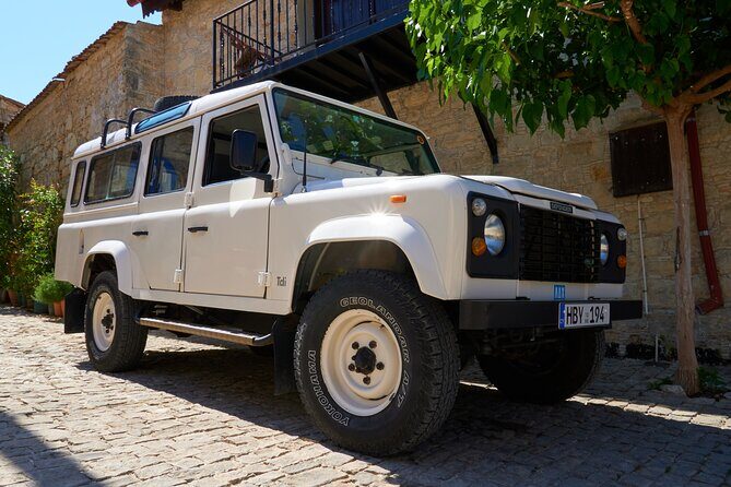 Grand Tour Full Day Jeep Safari from Larnaka - Omodos: narrow streets, stone architecture, and a quick wander
