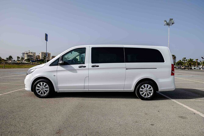 Private Transfer: Larnaca Airport to Larnaca District 1-14 pax - Door-to-Door Drop-Off: Your Exact Hotel Address Counts