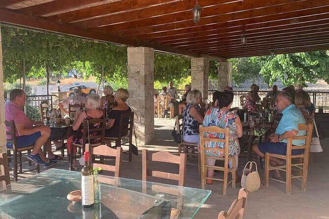Wine Tasting and Winery Tour in Lemona Village, Paphos - Bread, cheese, and that terrace view